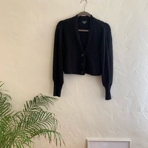 WOMENS WILD FABLE BLACK CROP KNIT